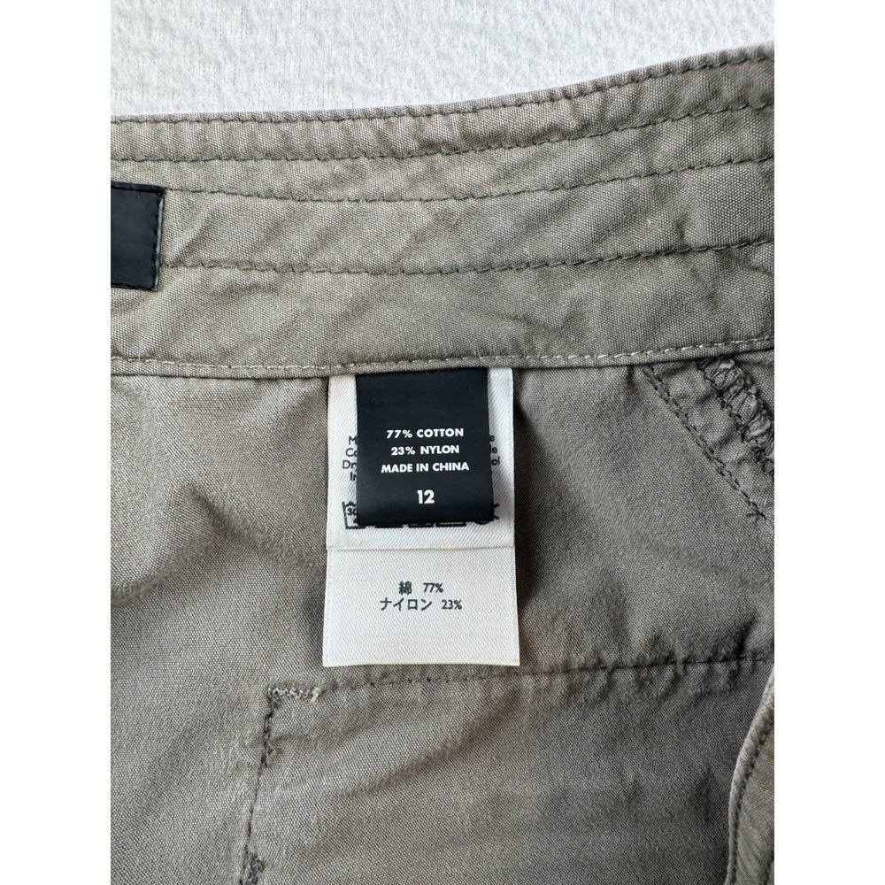 Eddie Bauer Sport Pants Womens 12 Brown Capri Outdoor Hiking Cropped Cargo Nylon - Picture 12 of 15